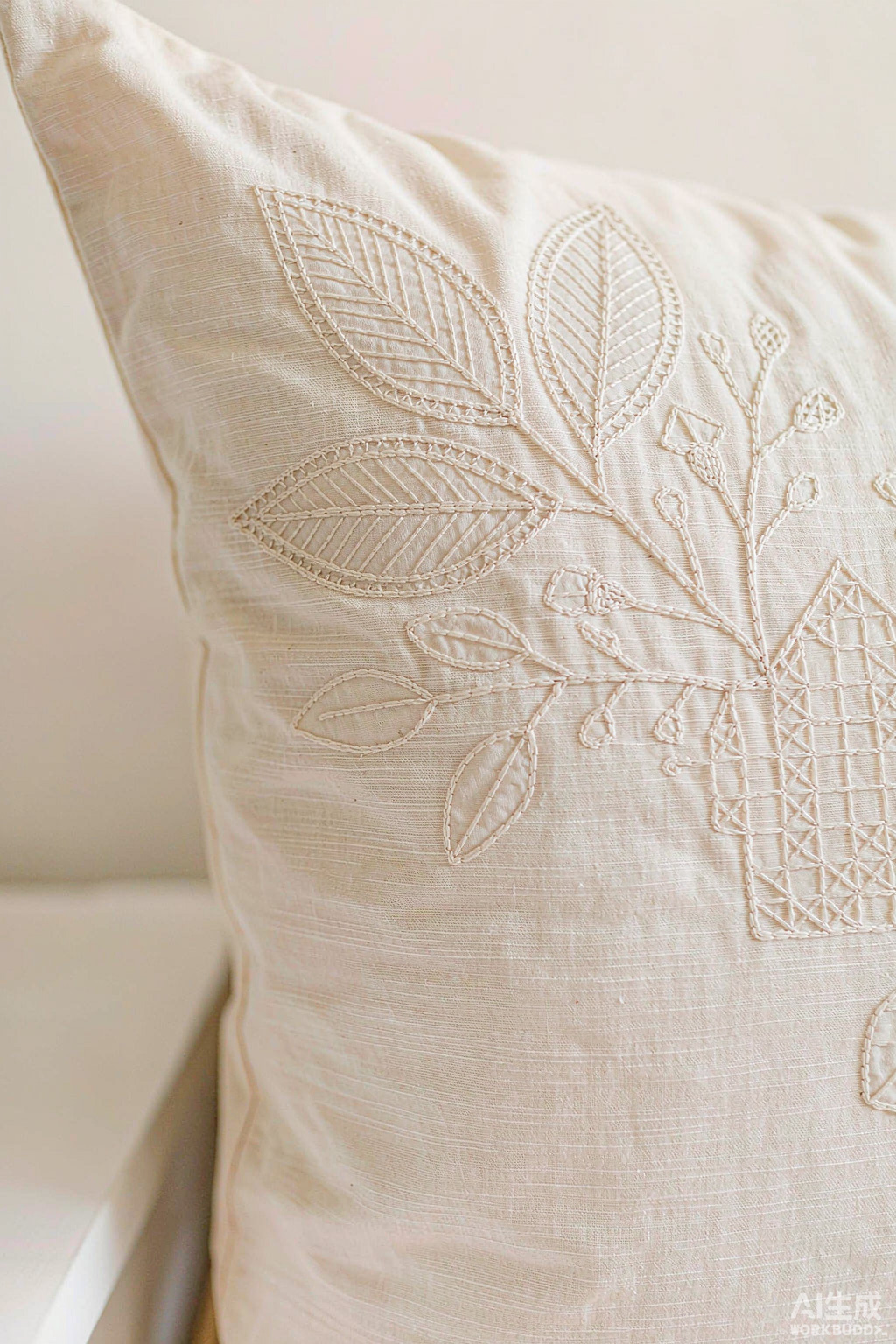 Home textile embroidery detail