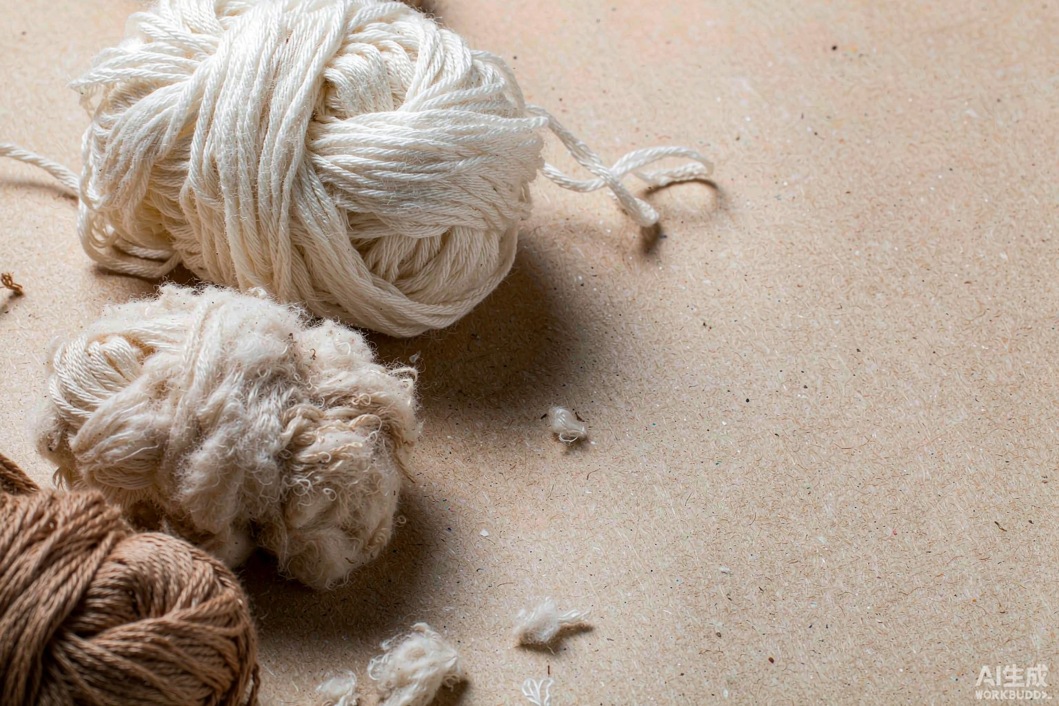 Pure cotton embroidery thread and natural fiber