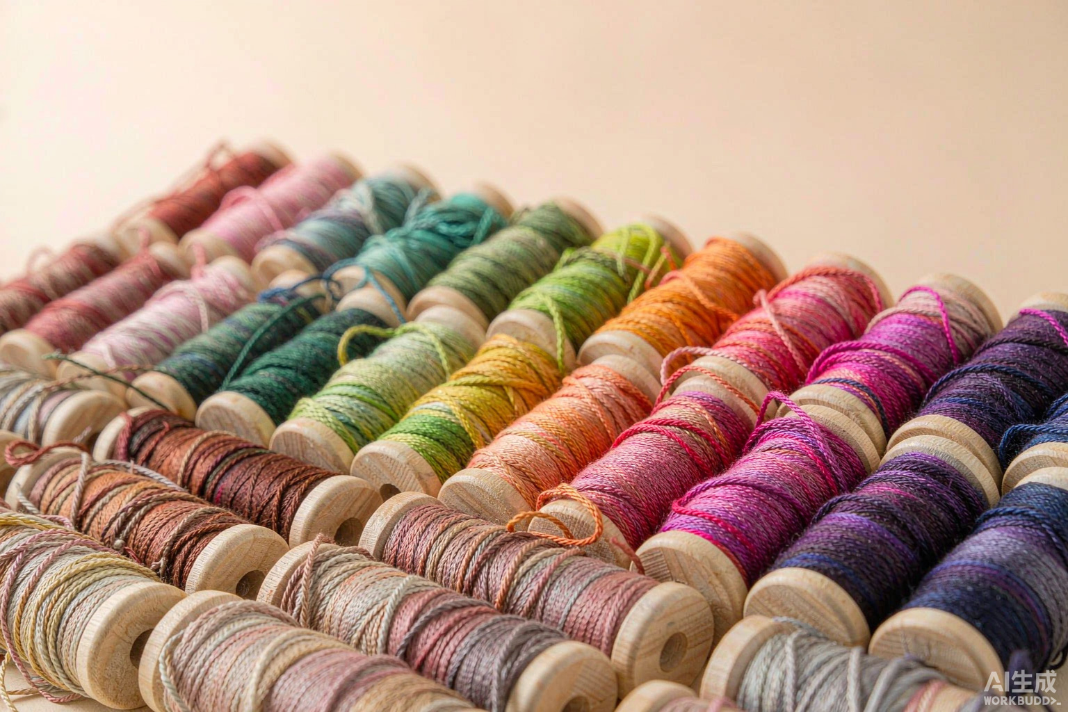 Custom thread colors spools